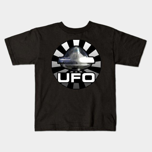 Gerry Anderson's UFO - ALIEN SPACECRAFT Kids T-Shirt by kooldsignsflix@gmail.com